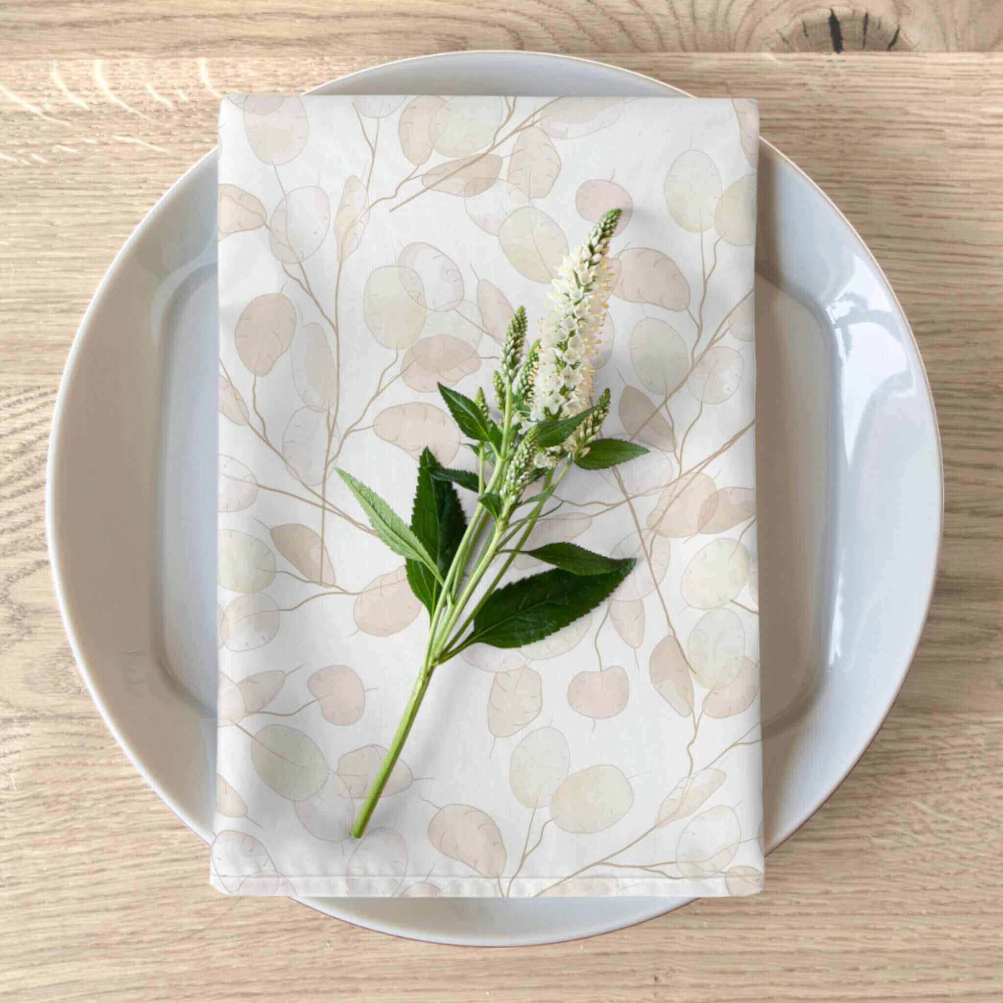 Lunaria Floral Napkins set - Hearth Home & Living
