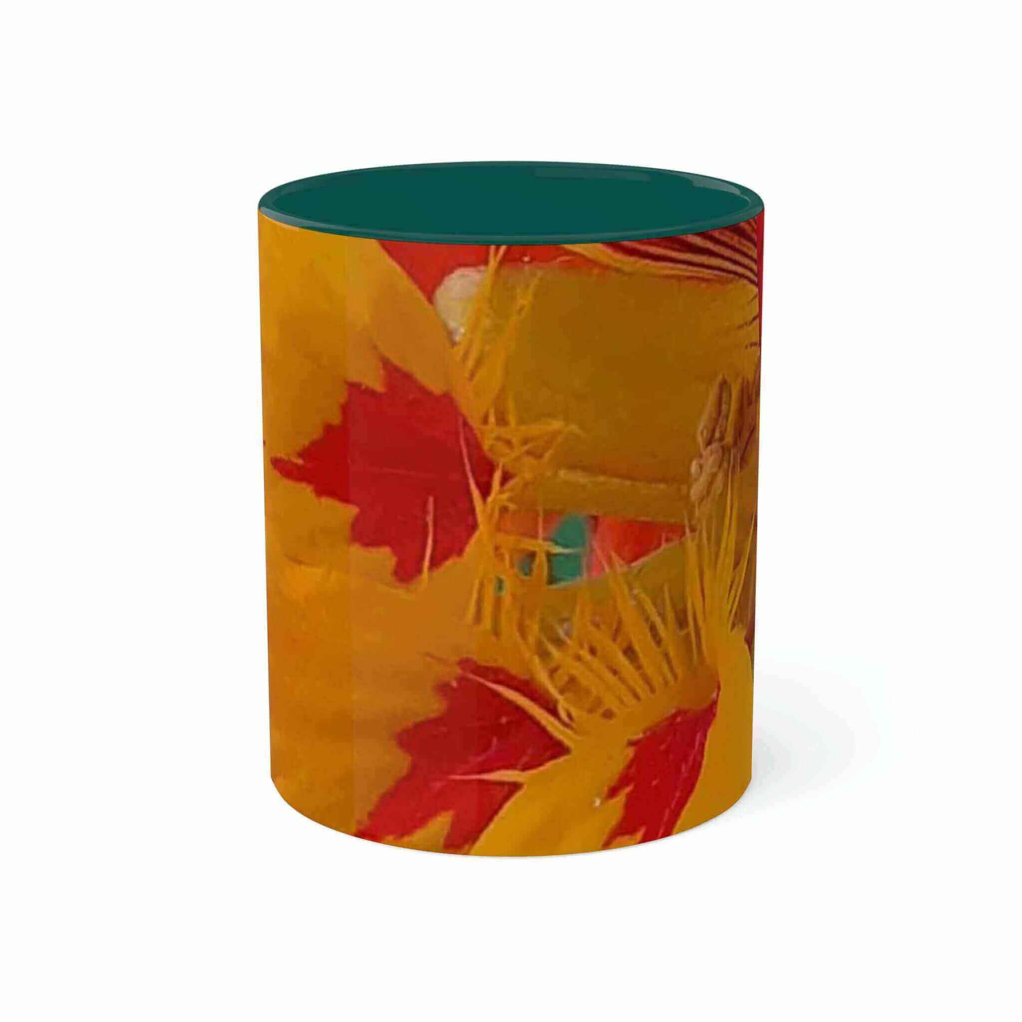 Nasturtium Mixed Colors Garden Collection Ceramic Mug - 2