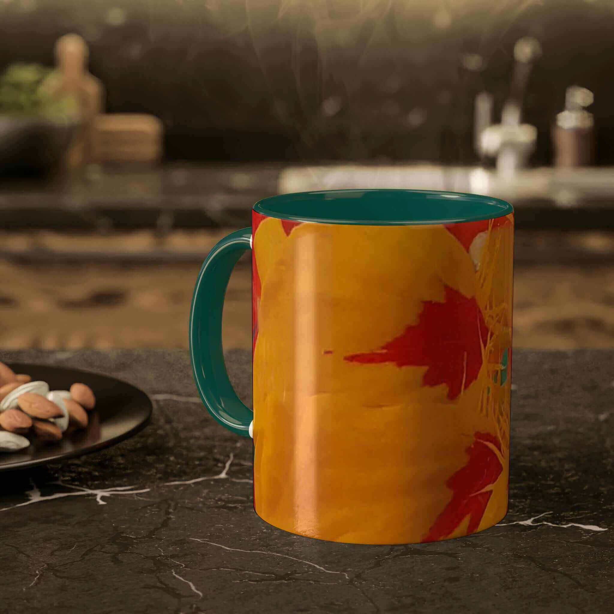 Nasturtium Mixed Colors Garden Collection Ceramic Mug - Hearth Home & Living
