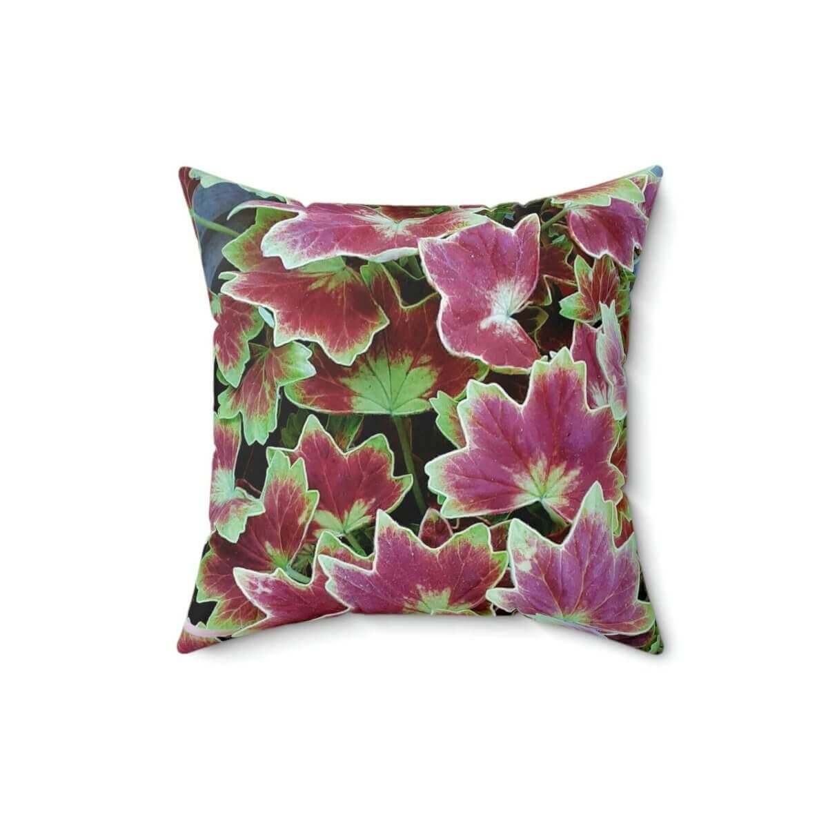 Nature Accent Pillow - Geranium Design - Hearth Home & Living