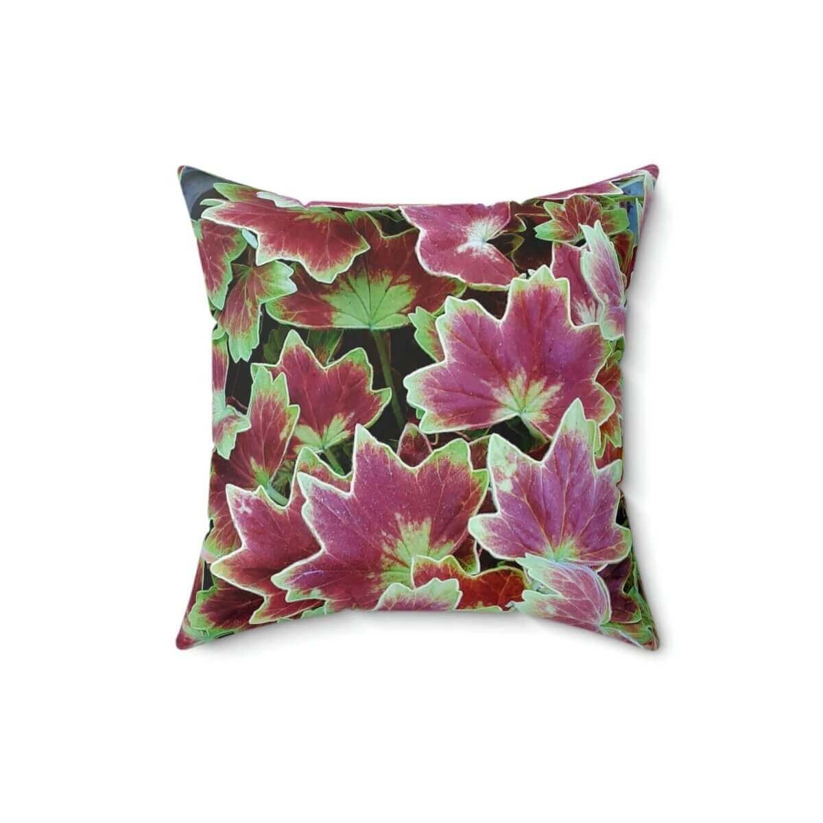 Nature Accent Pillow - Geranium Design - Hearth Home & Living