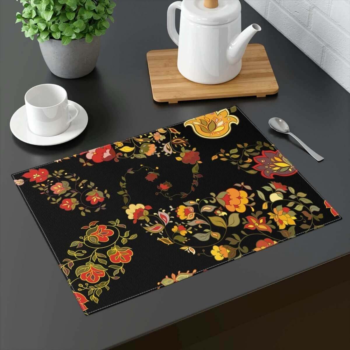 Oriental Paisley Placemat, 1pc - Hearth Home & Living