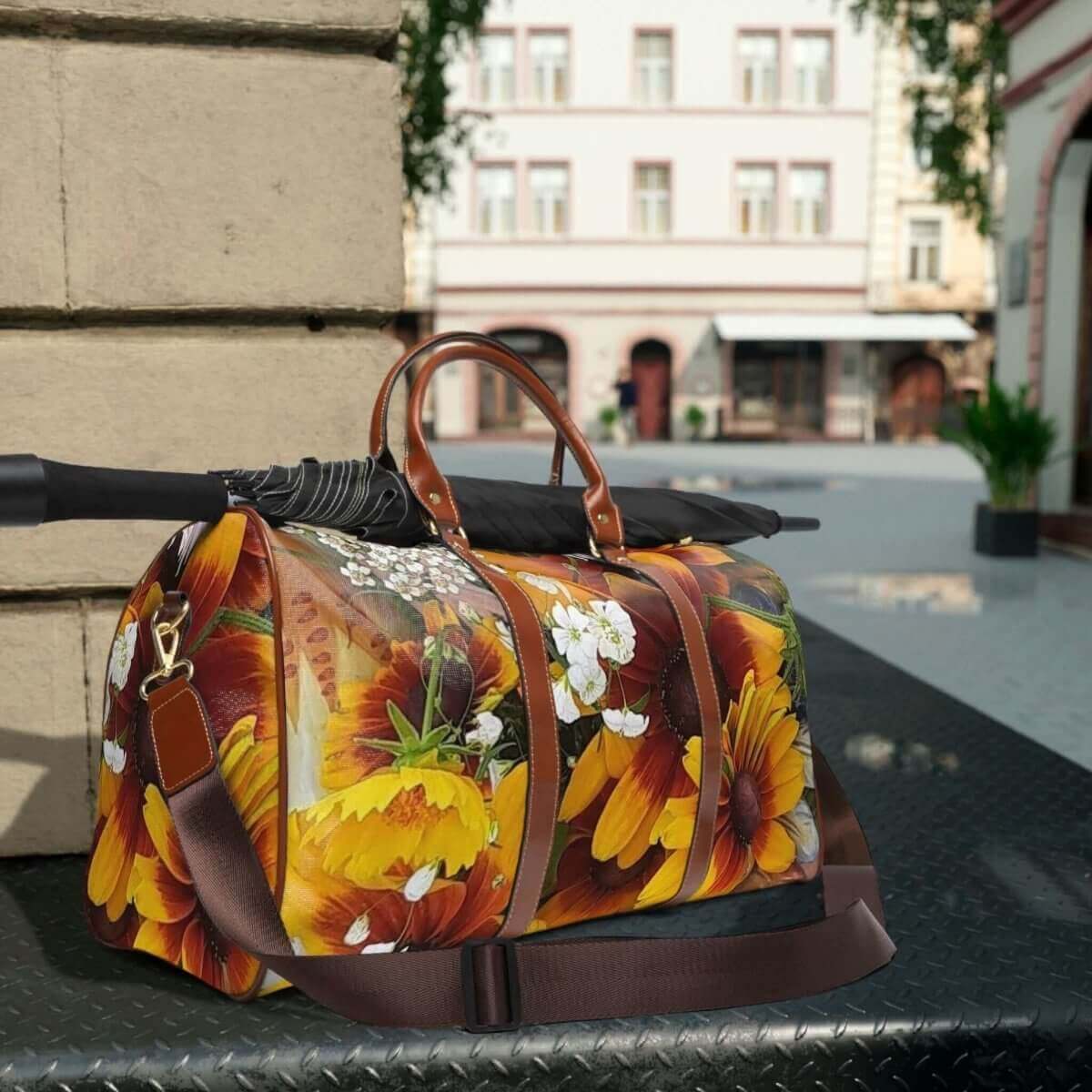 Our Bouquet Design Waterproof Travel Bag - Hearth Home & Living