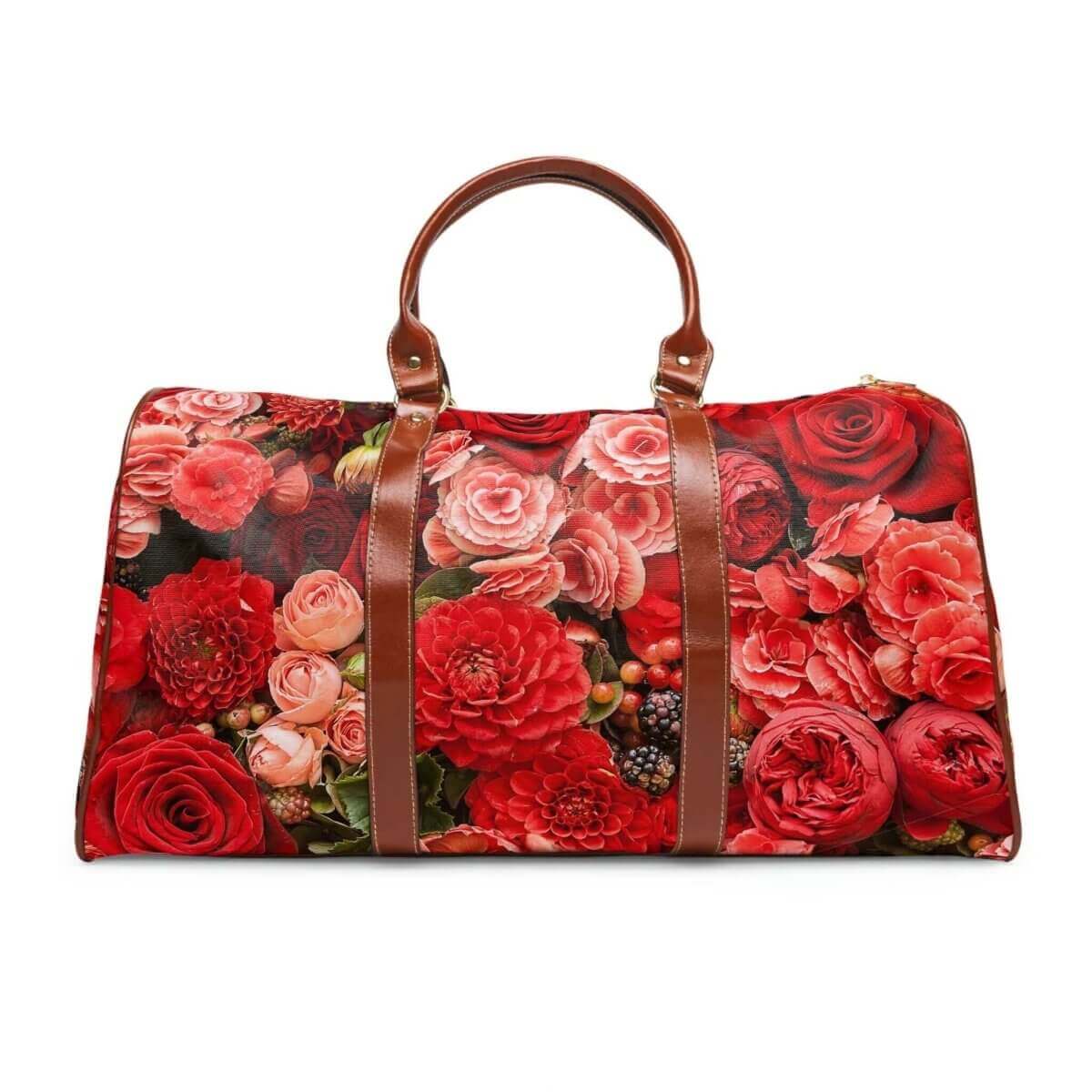 Rose Design - Waterproof Travel Bag - 2