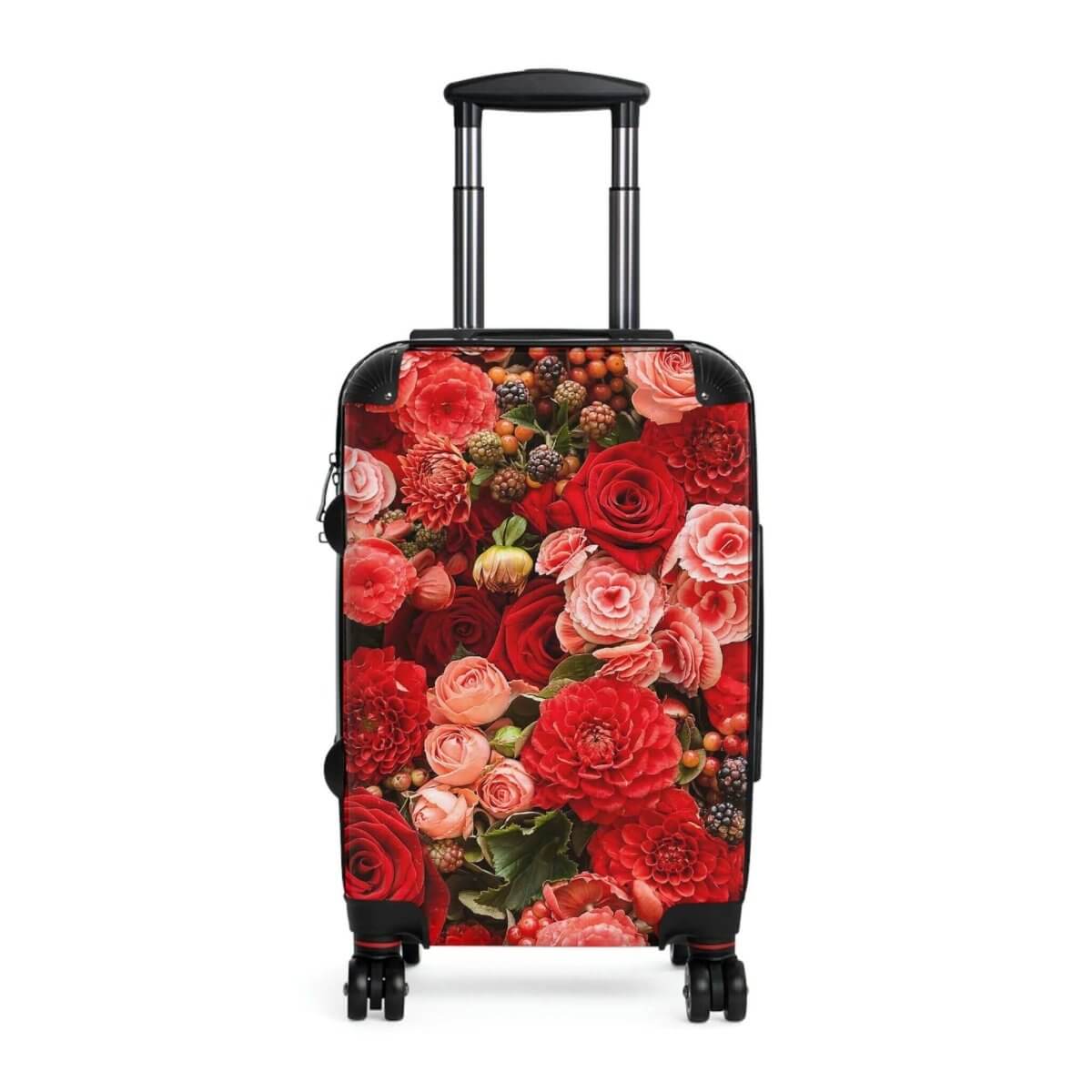 Rose Designed Suitcase - 360 Degree Swivel - Hearth Home & Living