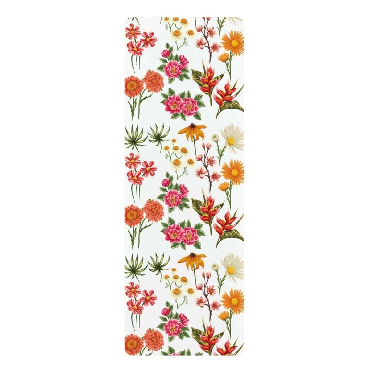 Rubber Yoga Mat- Floral Variety - Hearth Home & Living
