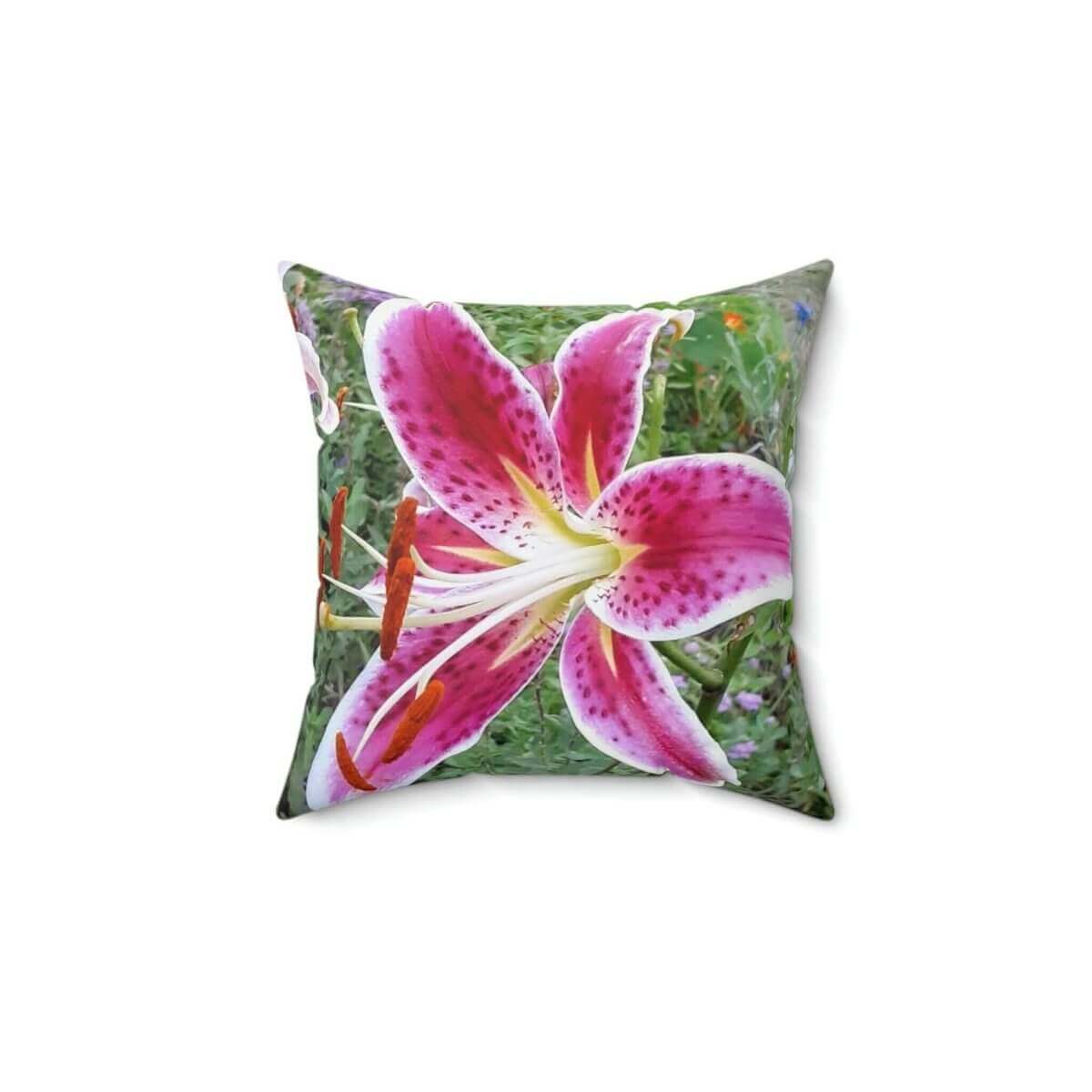 Square Accent Pillow-Tiger Lilly - Hearth Home & Living