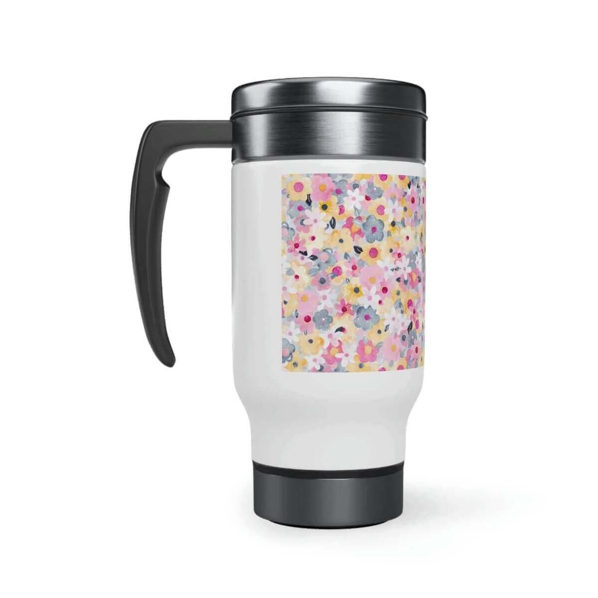 Stainless Steel Travel Mug with Handle, 14oz - Hearth Home & Living