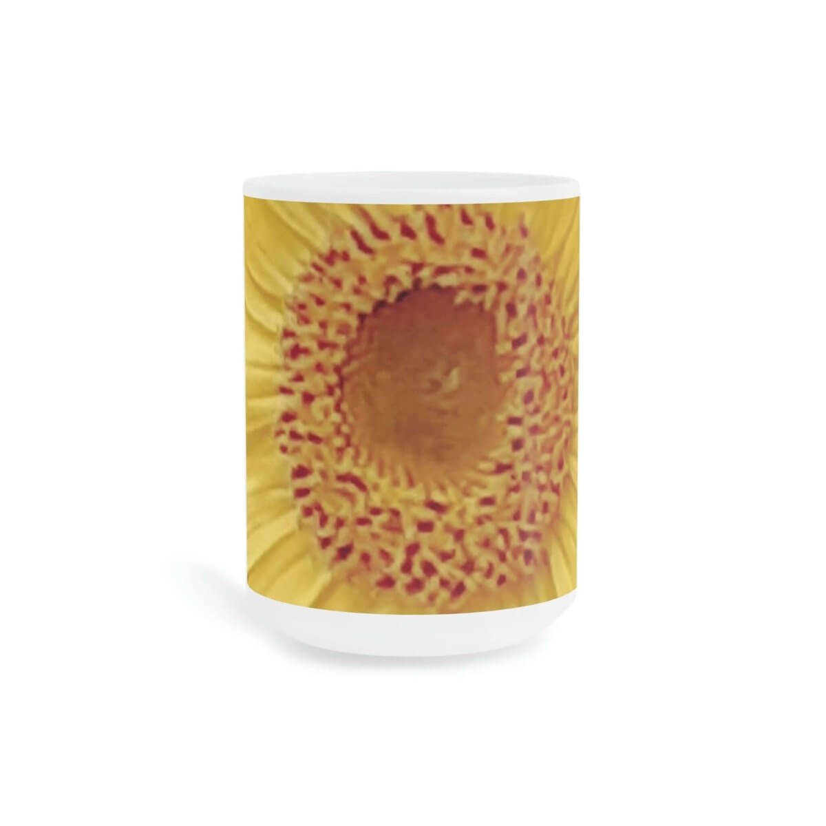 Sunflower Ceramic Mugs (11oz, 15oz) - Hearth Home & Living