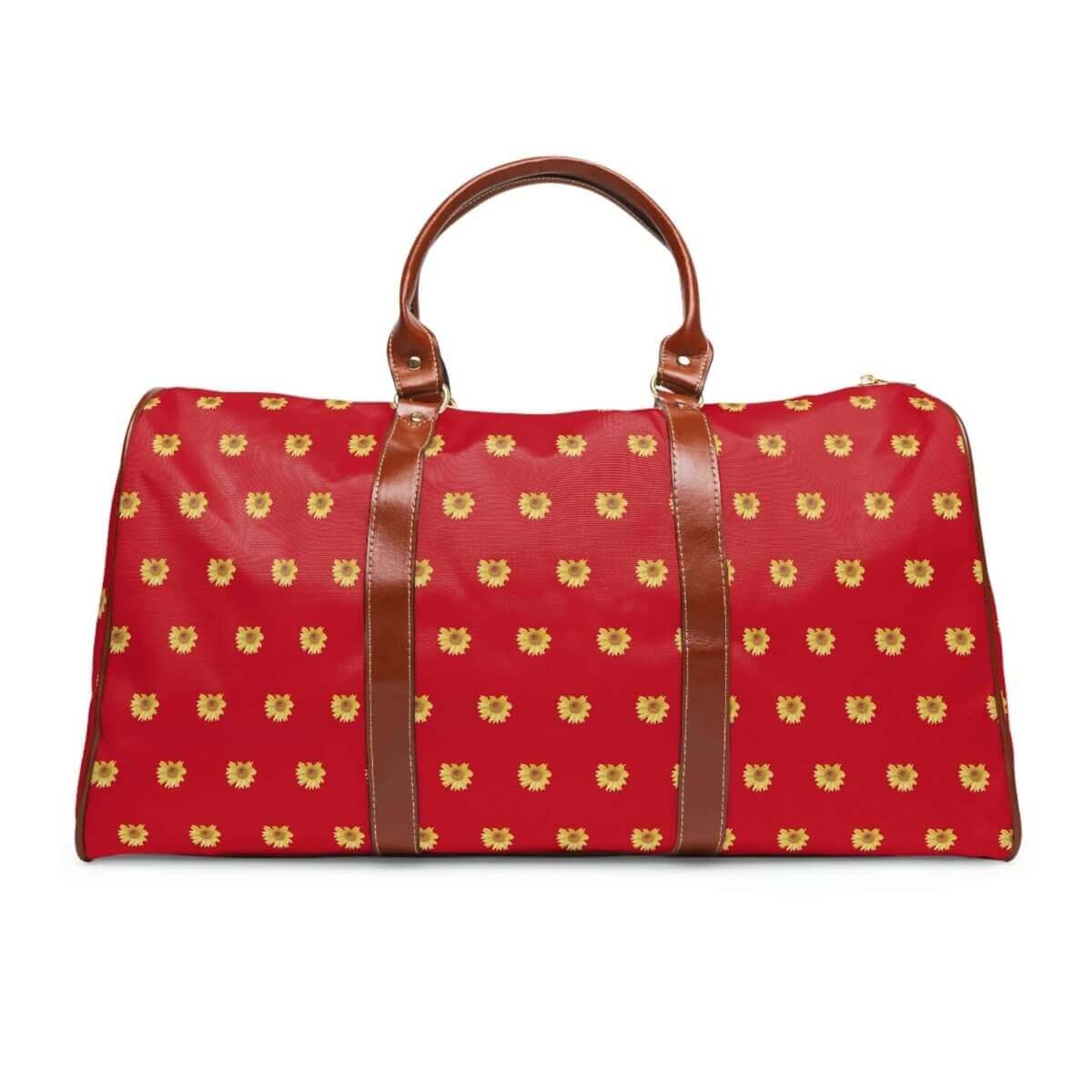 Red sunny design waterproof bag