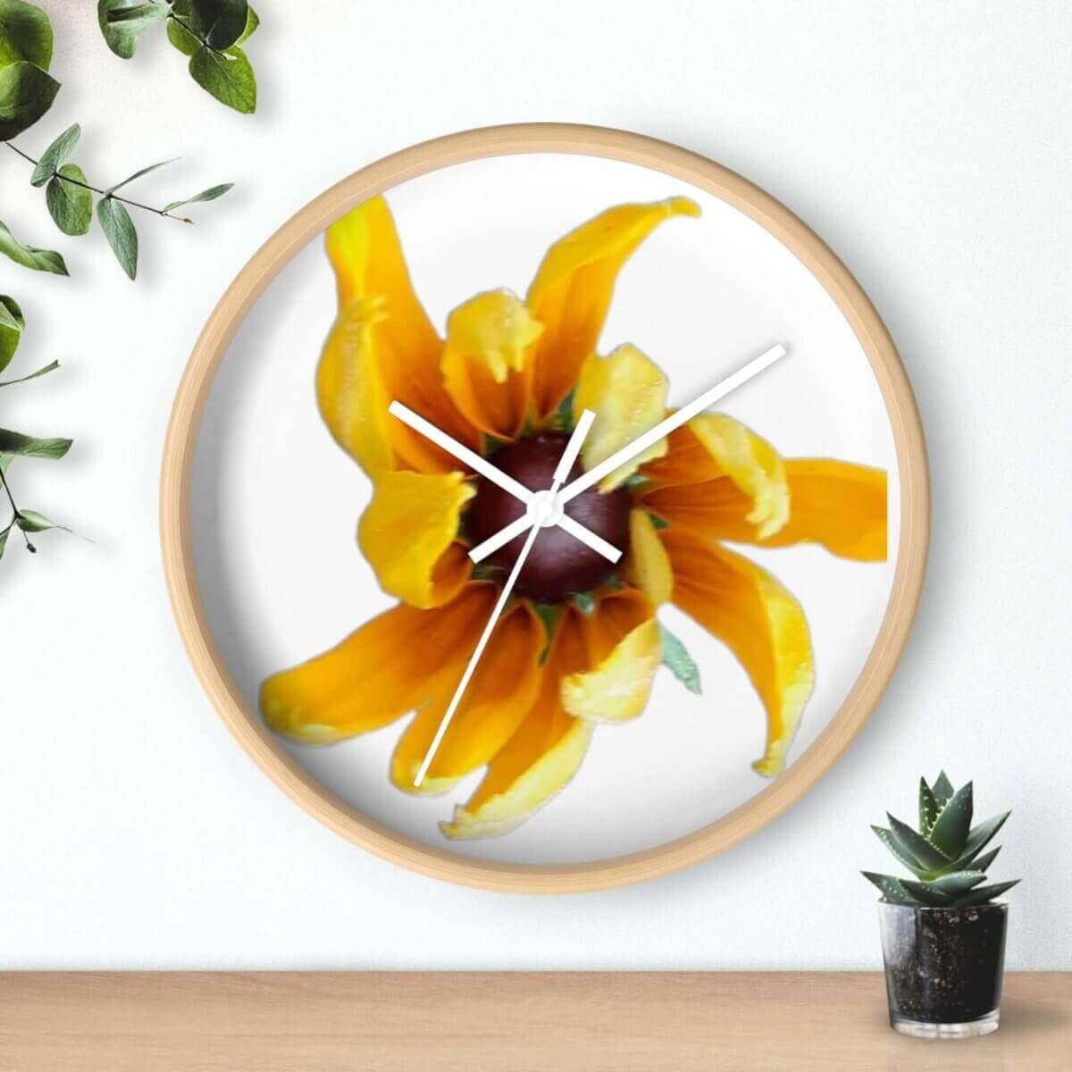 Yellow Kitchen Wall Clock - Hearth Home & Living